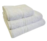 EcoKnit Hand Towel  White 40x70cm