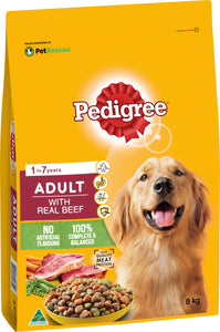 Pedigree Adult Vital With Real Beef 8kg