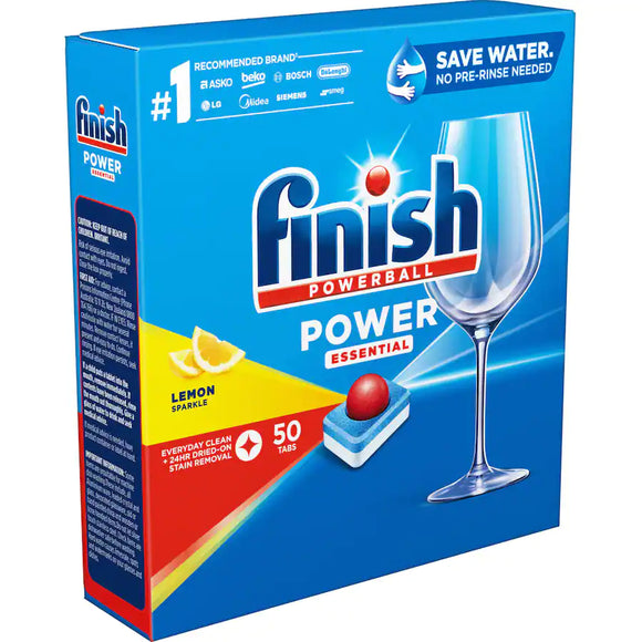 Finish Powerball Essential Lemon 120 Tablets