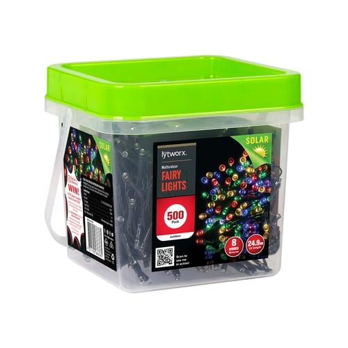 Lytworx 500 LED Solar Multi Colour Fairy Light