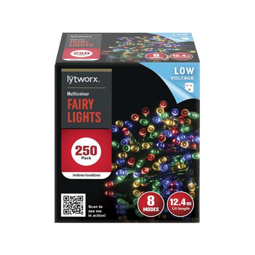Lytworx 250 Multi 12.4M LED Fairy Party Lights