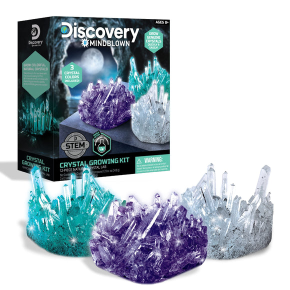 Discovery Kids Mindblown Crystal Growing Kit
