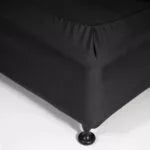 Fitted Valance Single - Black