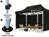 Xclusive Hex Gazebo 3x6m Black