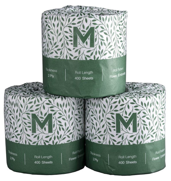 1 x ROLL M-Series Recycled Toilet Roll 400s