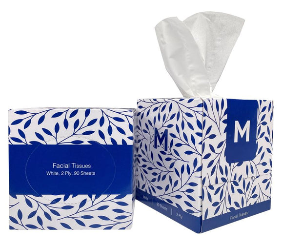 CTN M-Series Premium Facial Cube Tissue 90's x 36