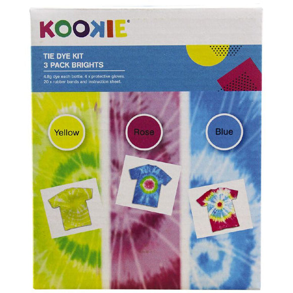 Kookie Tie Dye Kit 3 Pack