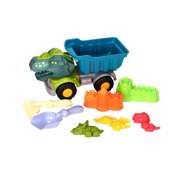 Beach Dino Truck Set 8 Piece