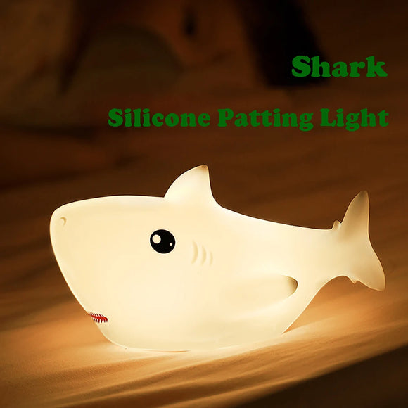 Shark Silicone Rechargeable Night Light