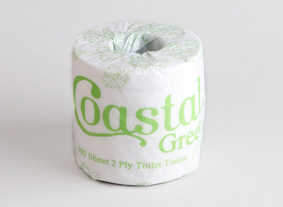CTN Coastal 2ply Recycled Toilet Tissue 400 sheet x 48 rolls