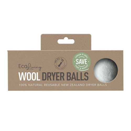 Eco Living Wool Dryer Balls 3 Pack