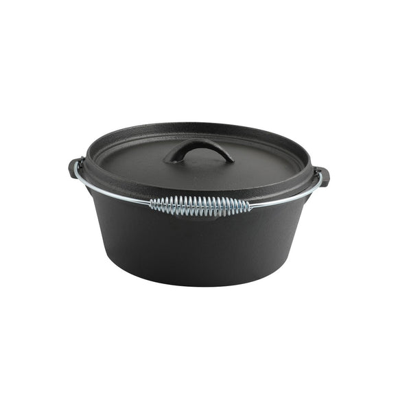 Cast Iron Pot - Black 25x10cm