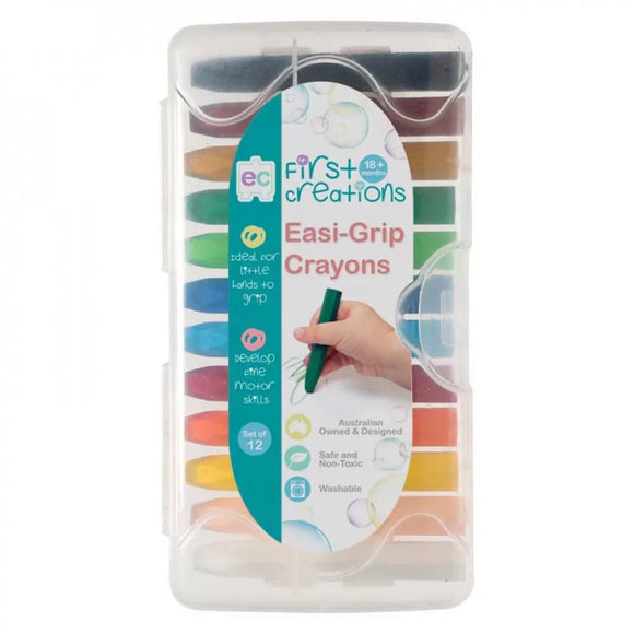 EC First Creations Easi-Grip Crayons Set 12