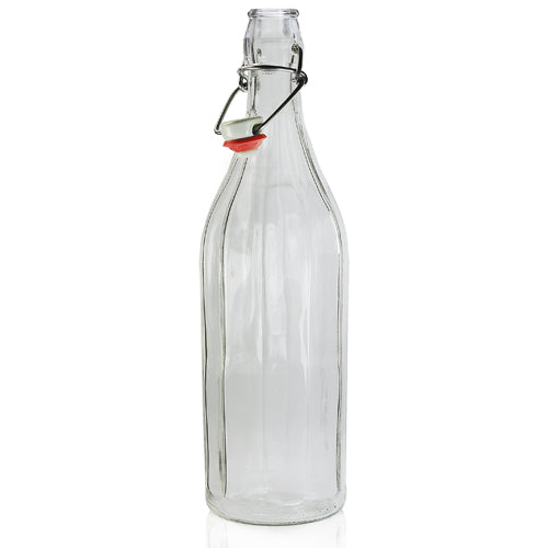 Glass Bottle Swing Top 1ltr