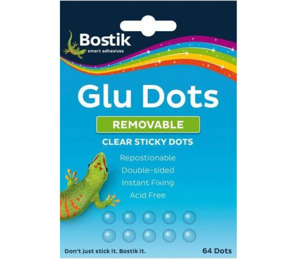 Bostick Glue Dots Removable 64 Dots
