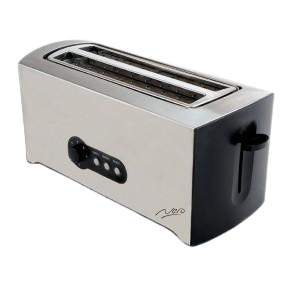 Nero 1600W Stainless Steel Long Toaster - 4 Slice