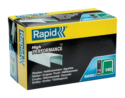 Rapid Staples 140/10 PP Box 5000