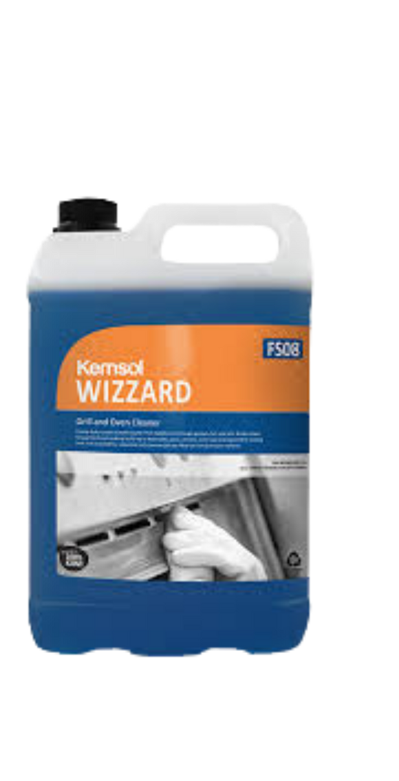 Kemsol Wizzard Heavy-Duty Oven and BBQ Cleaner and Degreaser 5L