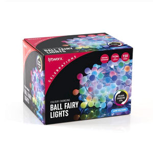 Lytworx 150 Colour Changing Ball Fairy Lights