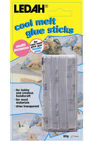 Ledah Cool Melt Glue Sticks Clear x 14