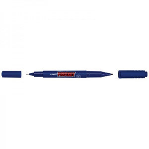 Uni Prockey Dual Tip Marker Blue