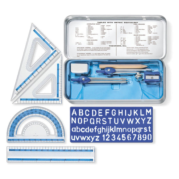 Staedtler Geometry Math's Set in a tin box 10 piece