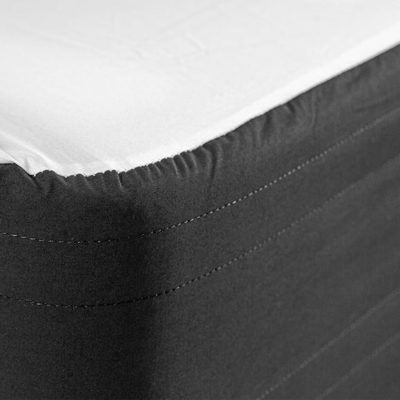 Padded Valance Black - Queen
